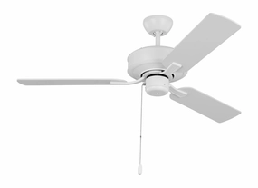 Linden 48" Ceiling Fan Matte White durable fans for long-lasting performance