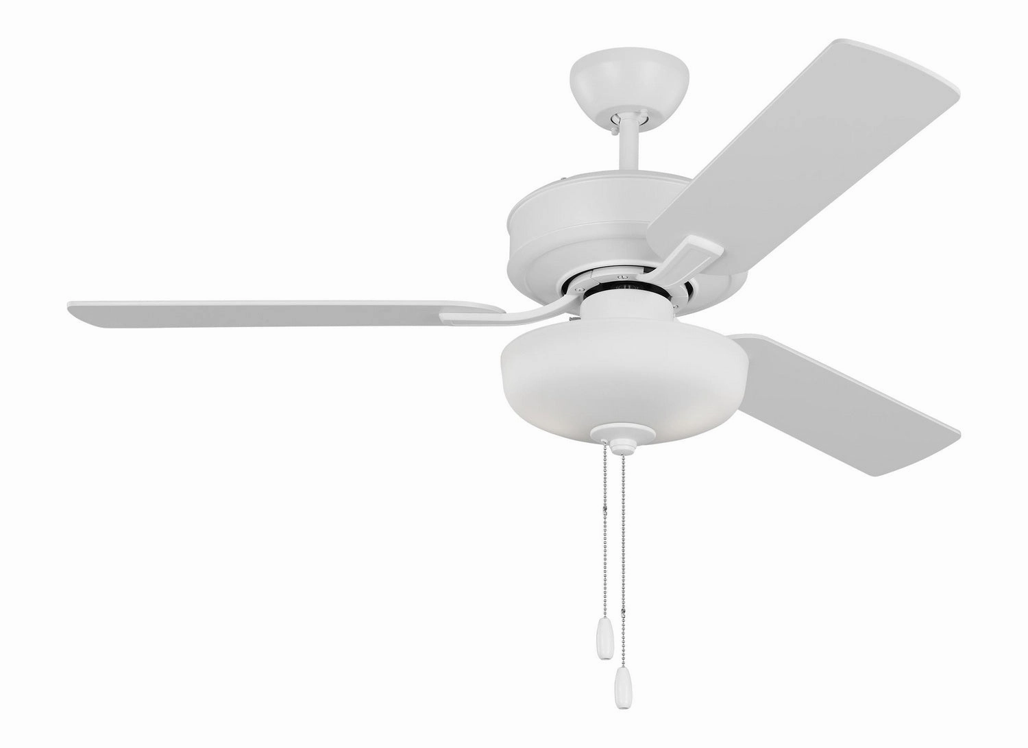 Linden 48" Ceiling Fan Matte White best small fans for home and travel