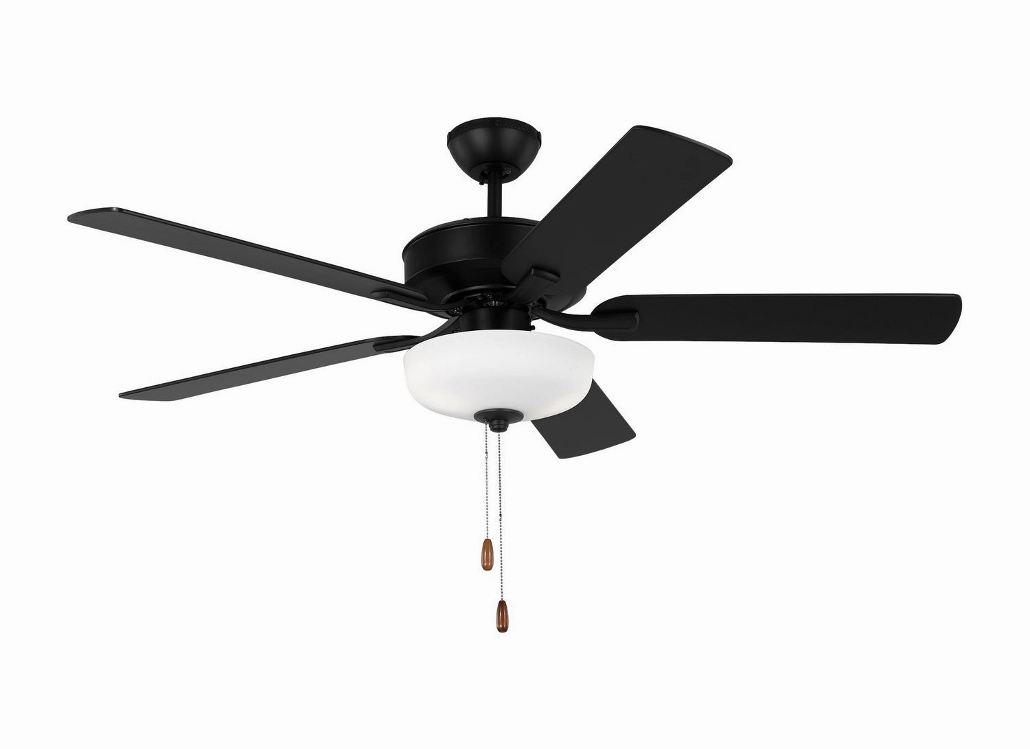 Linden 52" Ceiling Fan Midnight Black affordable medium fans for summer