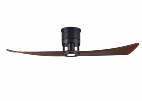 Lindsay 52"Ceiling Fan Matte Black quiet and compact hugger fans