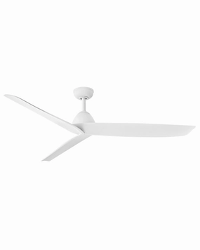 Liv 60"Ceiling Fan Matte White outdoor exterior fans for patio cooling