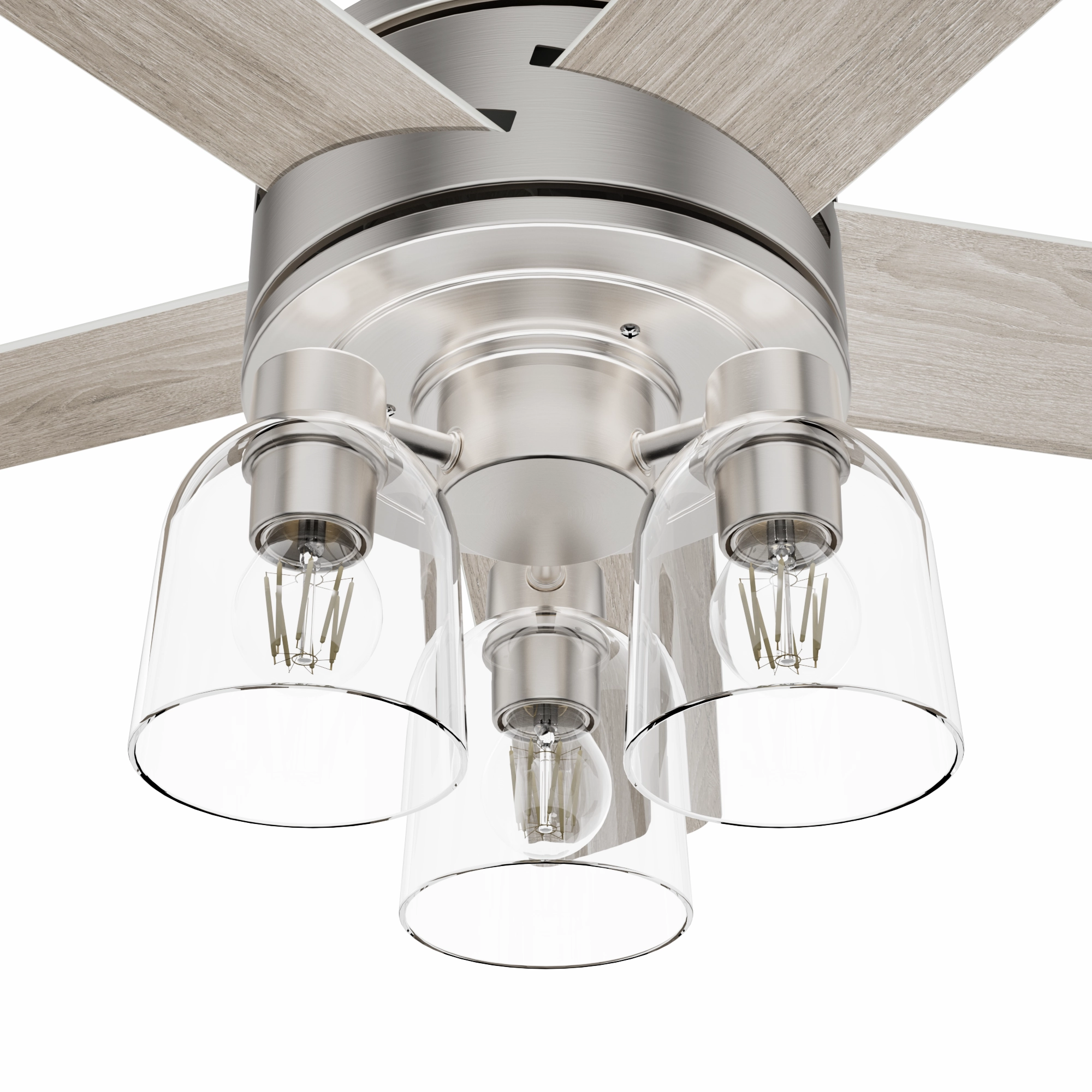 Lochemeade 52"Ceiling Fan Brushed Nickel