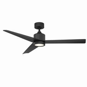 Lotus 54"Ceiling Fan Matte Black durable fans for long-lasting performance