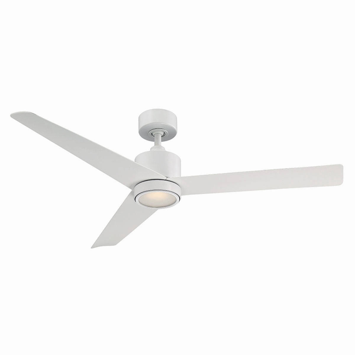 Lotus 54"Ceiling Fan Matte White weatherproof fans for outdoor environments