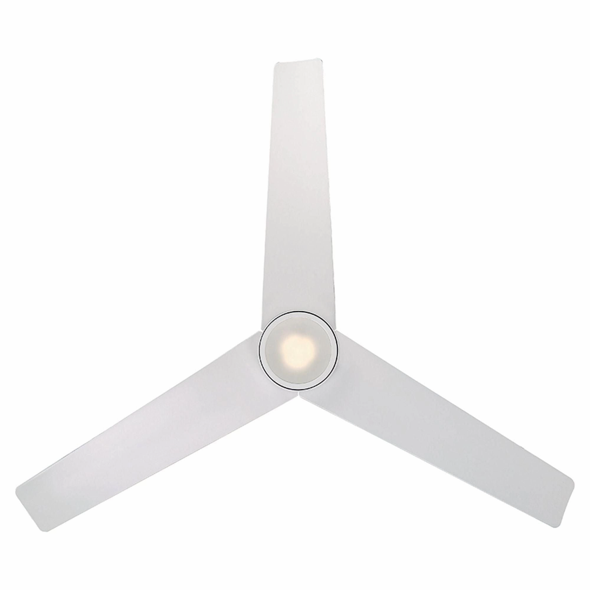 Lotus Indoor/Outdoor 3-Blade 54" Smart Ceiling Fan with LED Light Kit and Remote Control