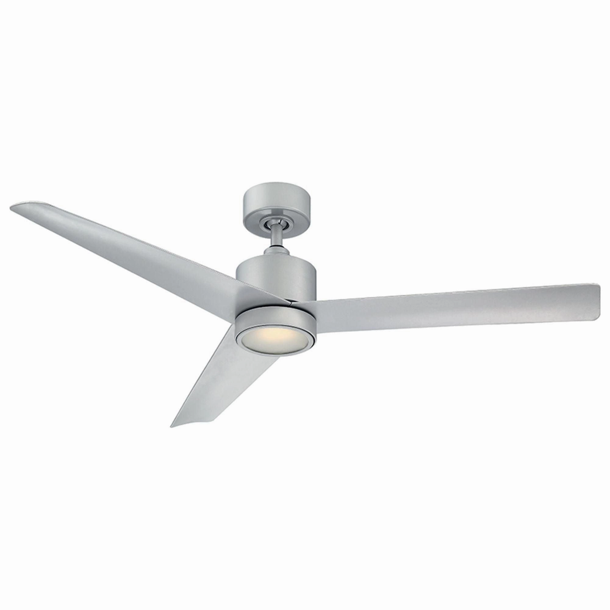 Lotus Indoor/Outdoor 3-Blade 54" Smart Ceiling Fan with LED Light Kit and Remote Control