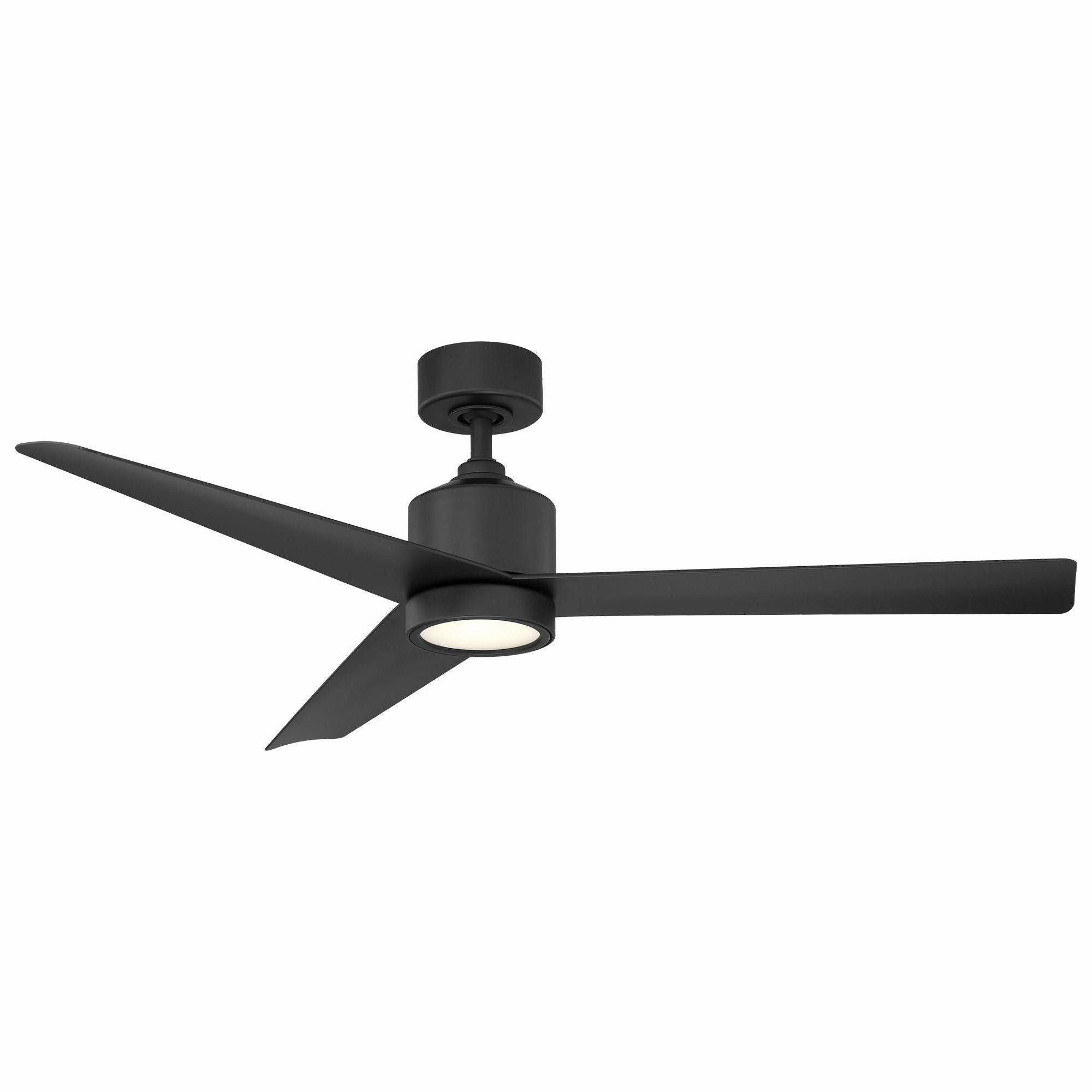 Lotus Indoor/Outdoor 3-Blade 54" Smart Ceiling Fan with LED Light Kit and Remote Control