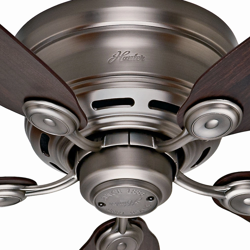 Low Profile 42"Ceiling Fan Antique Pewter