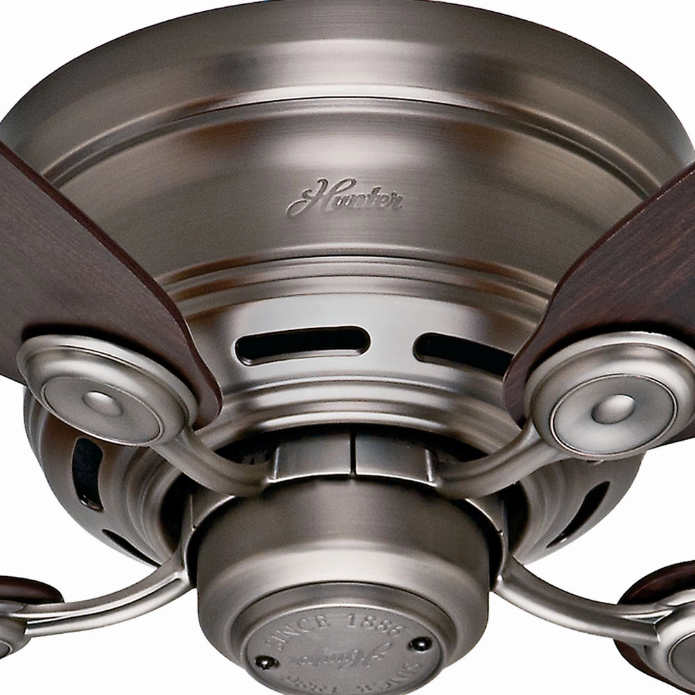 Low Profile 42"Ceiling Fan Antique Pewter