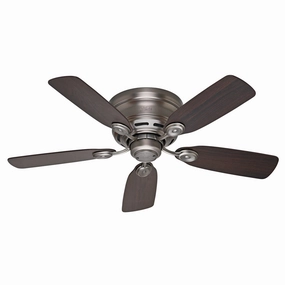 Low Profile 42"Ceiling Fan Antique Pewter hugger fans for rooms with low ceilings