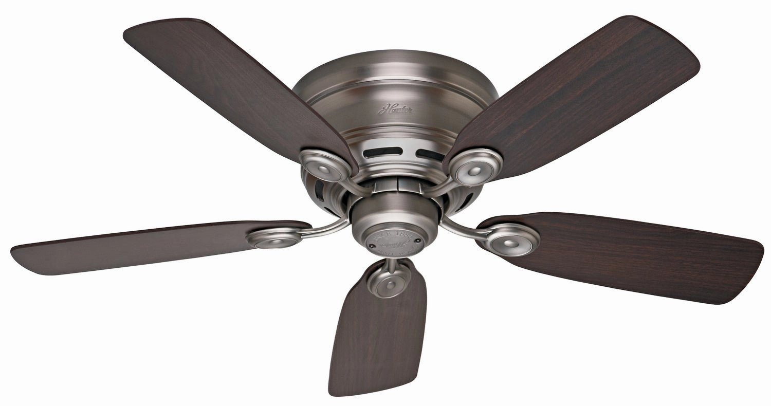 Low Profile 42"Ceiling Fan Antique Pewter