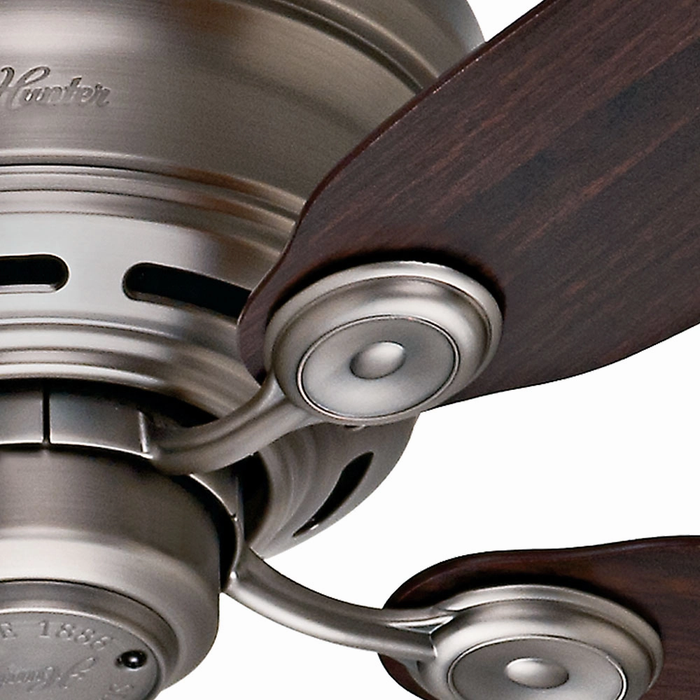 Low Profile 42"Ceiling Fan Antique Pewter