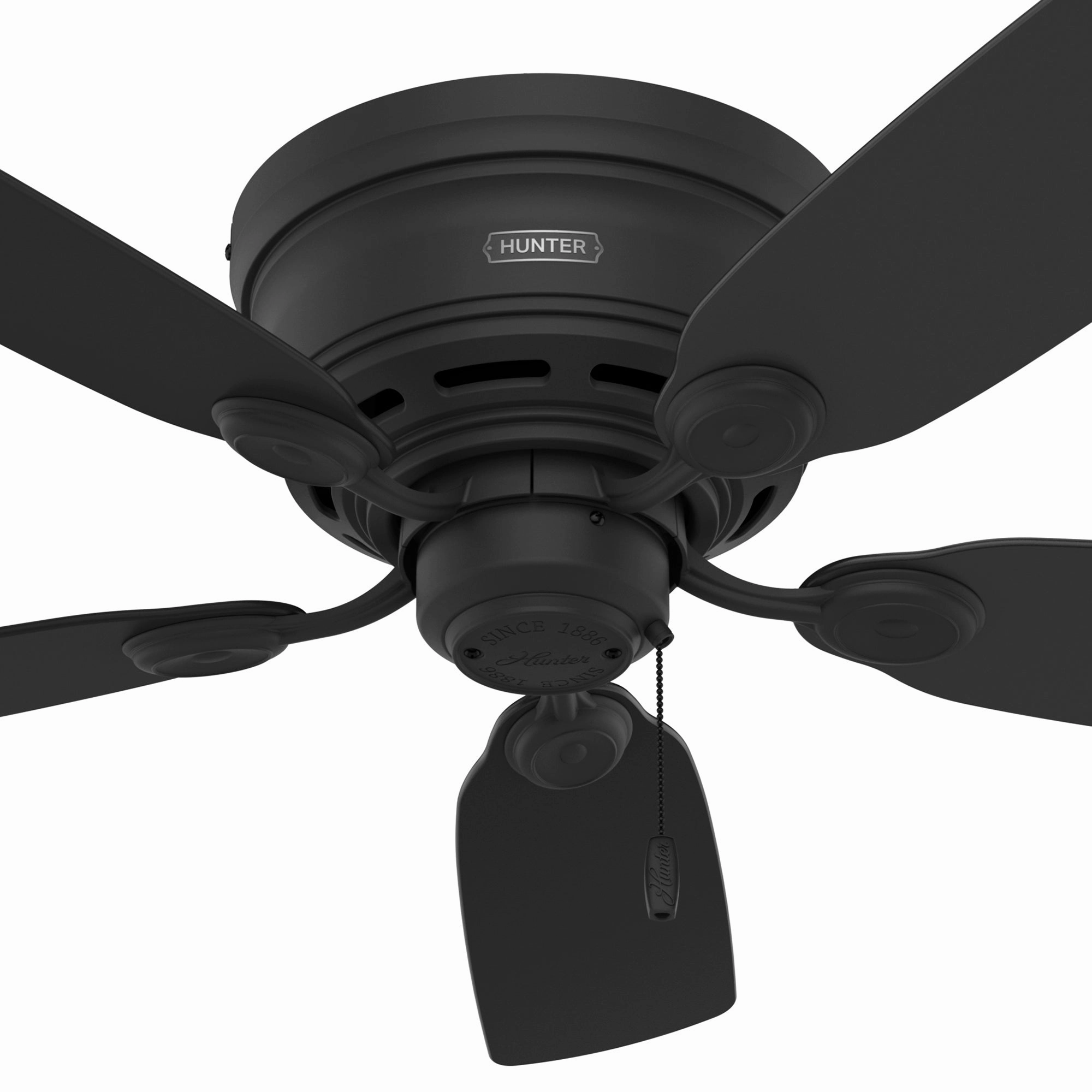 Low Profile 42"Ceiling Fan Matte Black