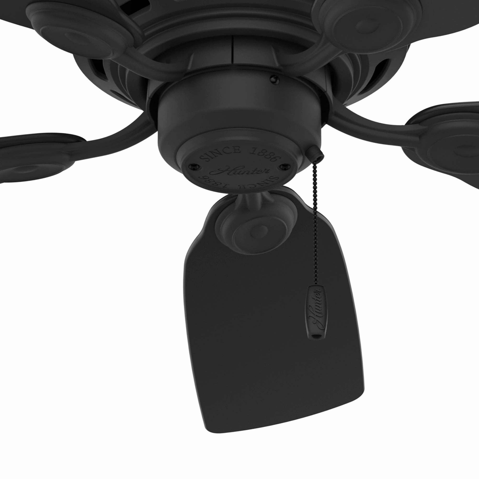Low Profile 42"Ceiling Fan Matte Black