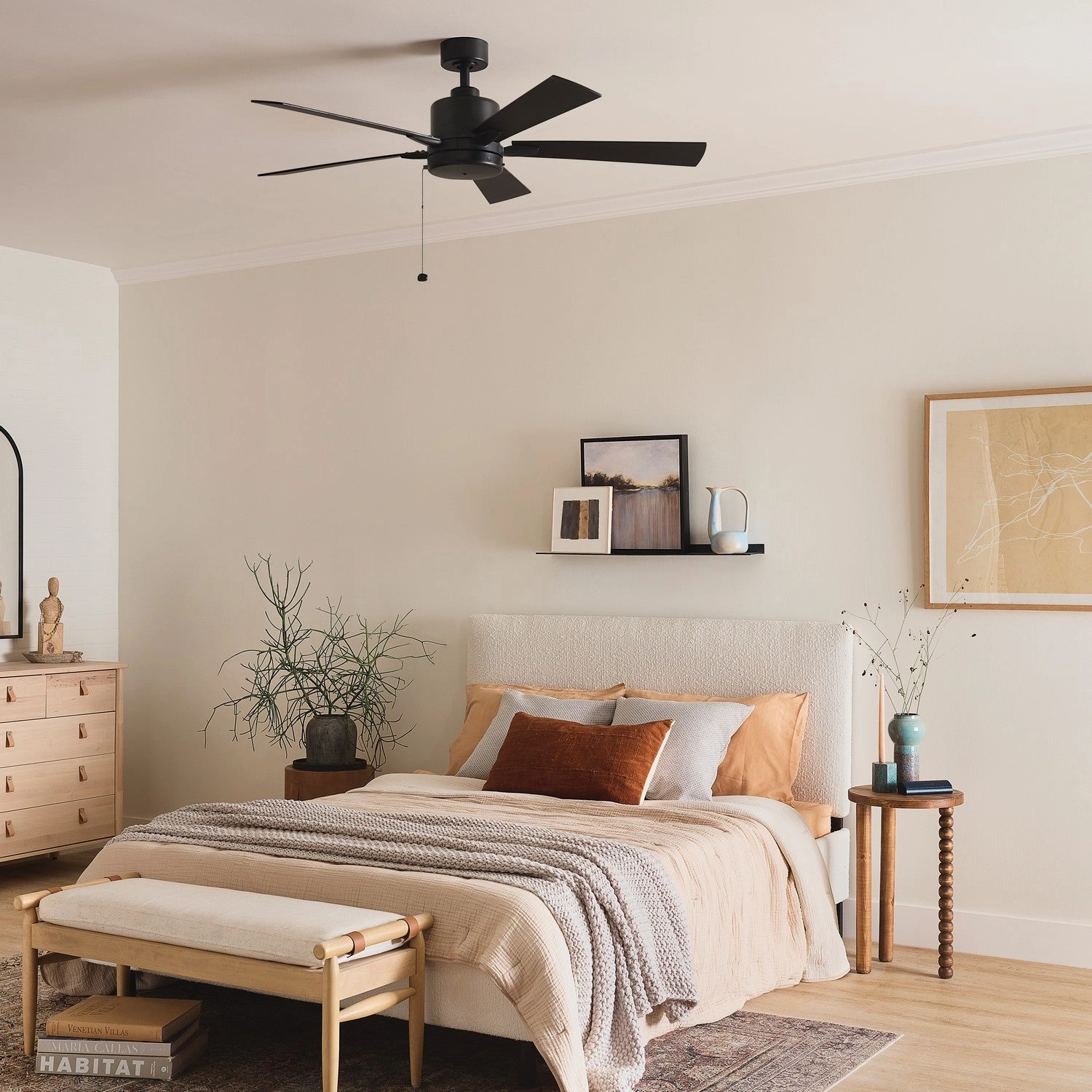 Lucian II 52"Ceiling Fan Satin Black