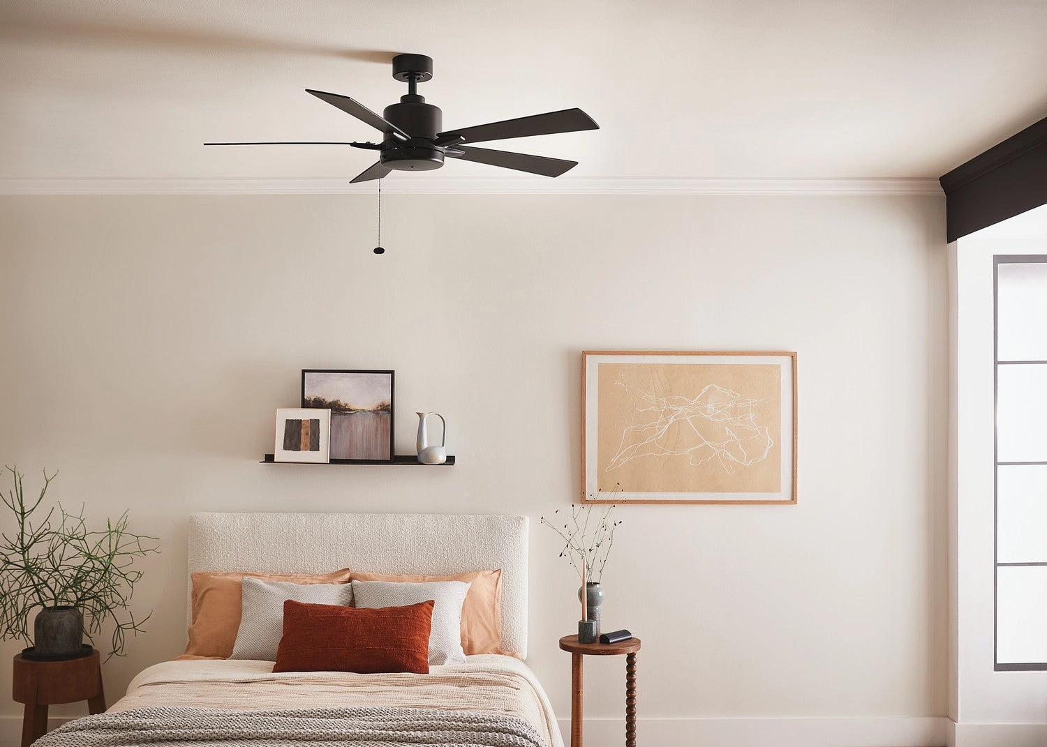 Lucian II 52"Ceiling Fan Satin Black