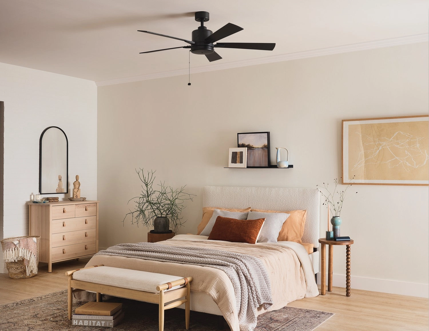 Lucian II 52"Ceiling Fan Satin Black