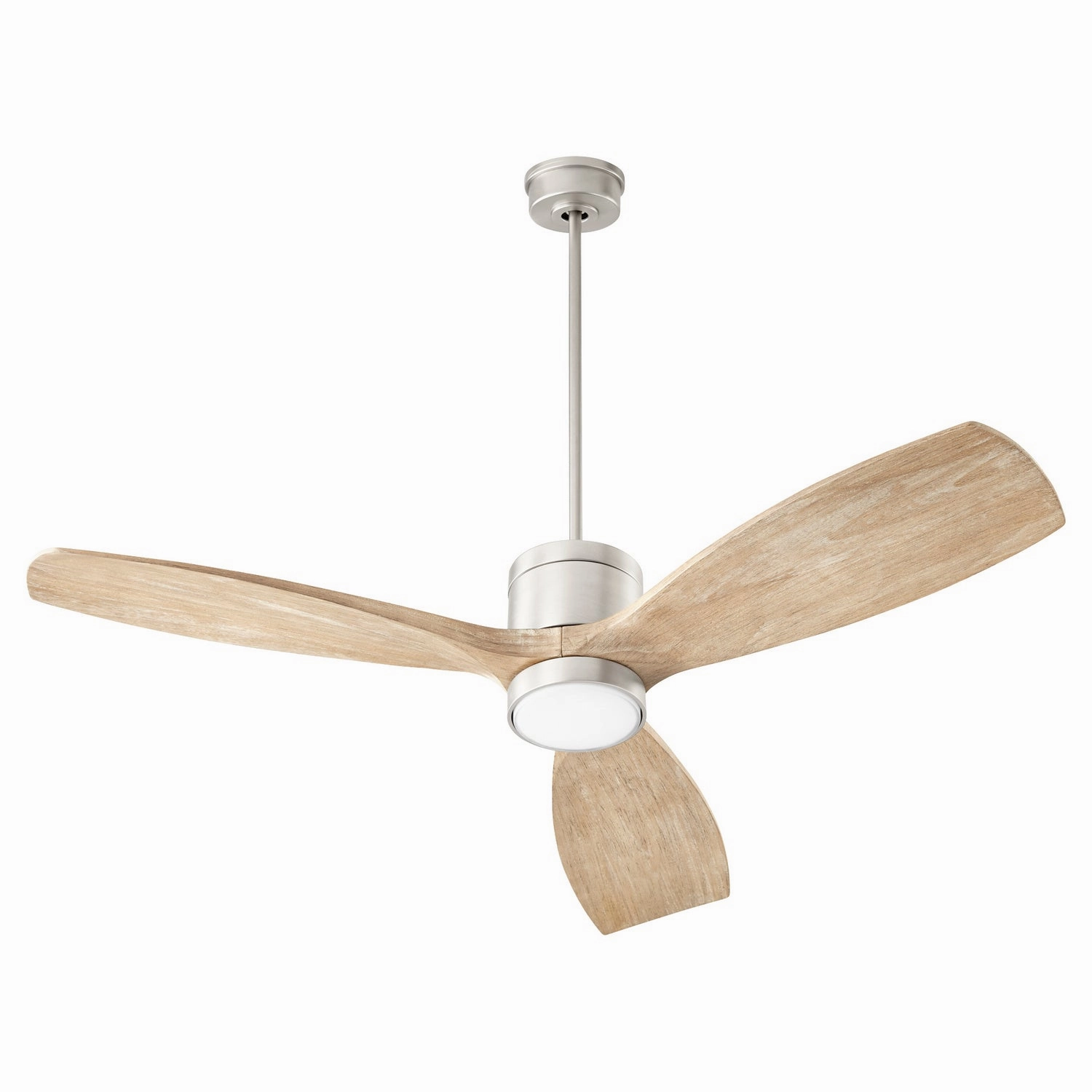 Lurus 64"Ceiling Fan Satin Nickel adjustable fans for targeted cooling