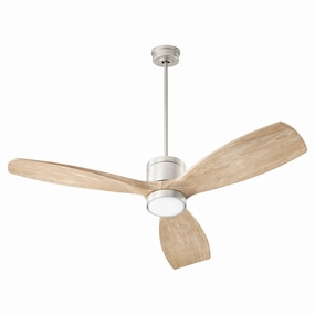 Lurus 64"Ceiling Fan Satin Nickel adjustable fans for targeted cooling
