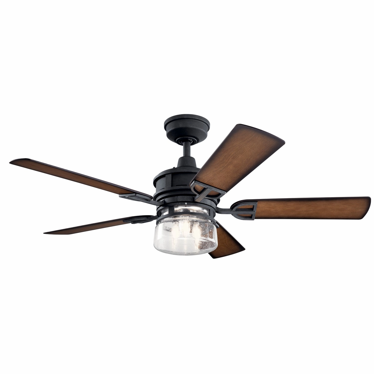 Lyndon 52"Ceiling Fan Distressed Black