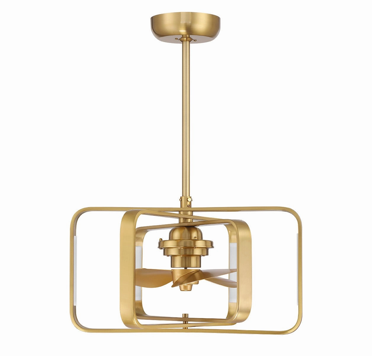 Lynx LED Fan D'Lier Warm Brass