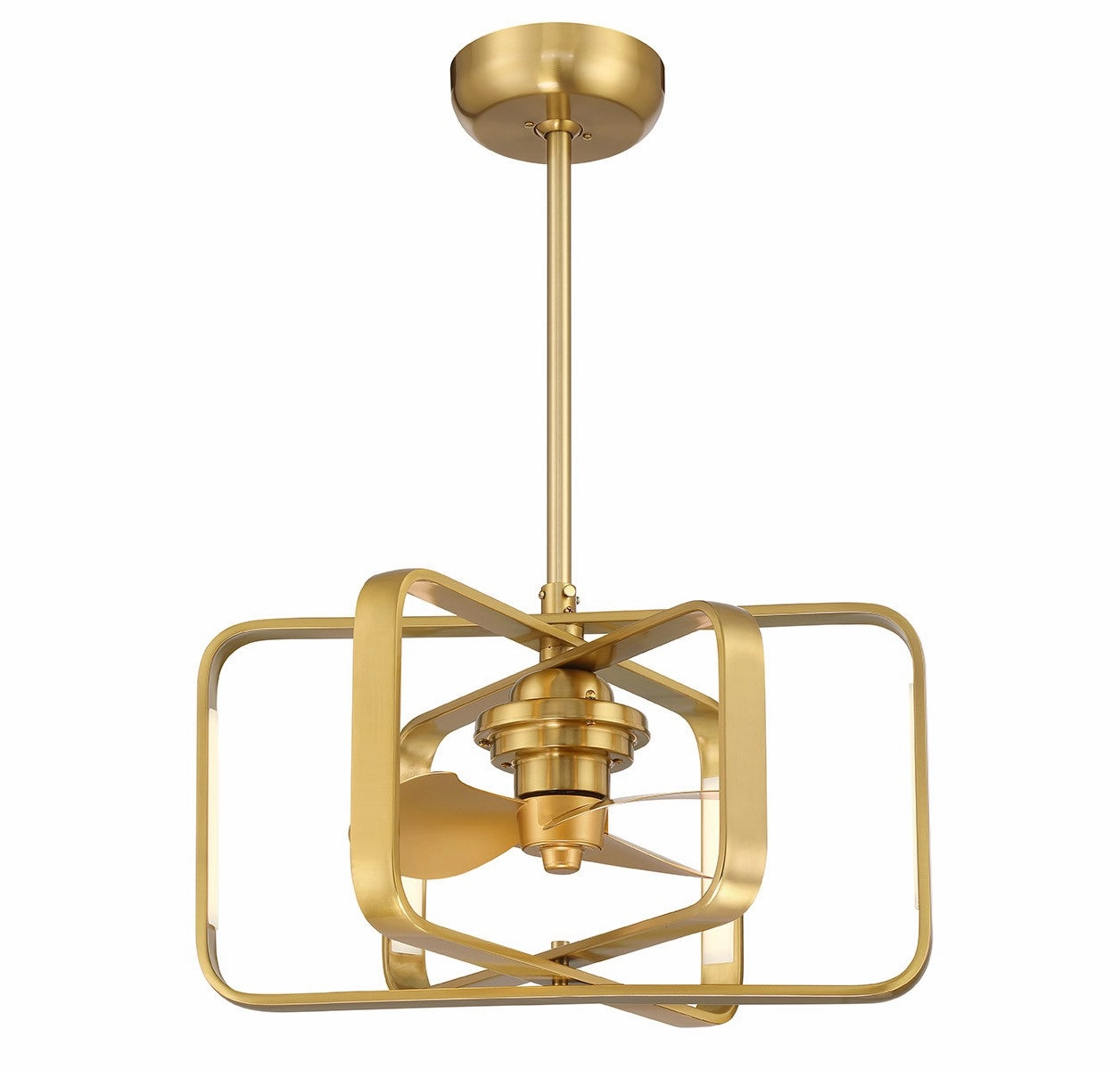 Lynx LED Fan D'Lier Warm Brass