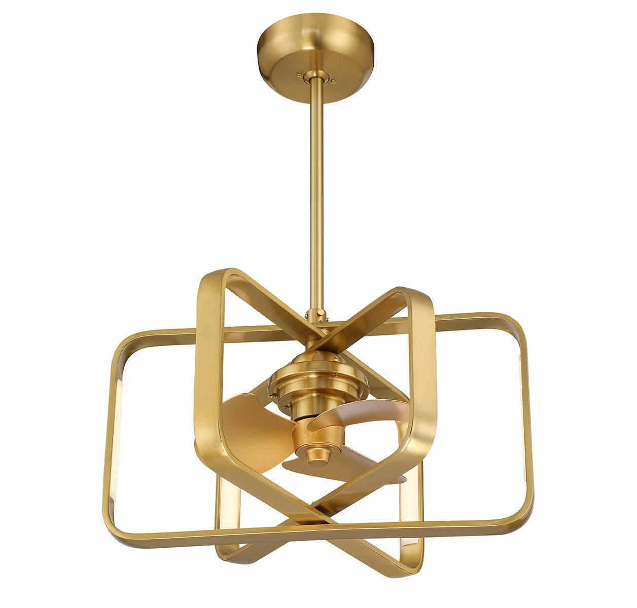 Lynx LED Fan D'Lier Warm Brass