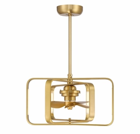 Lynx LED Fan D'Lier Warm Brass best small fans for home and travel