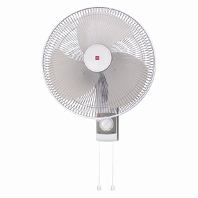 M40CS 16" METAL BLADE WALL FAN WITH PULL SWITCH wall mounted electric fans for compact spaces