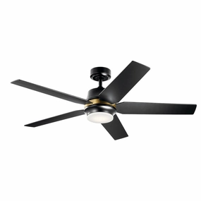 Maeve 52"Ceiling Fan Satin Black high-speed electric fans for better airflow