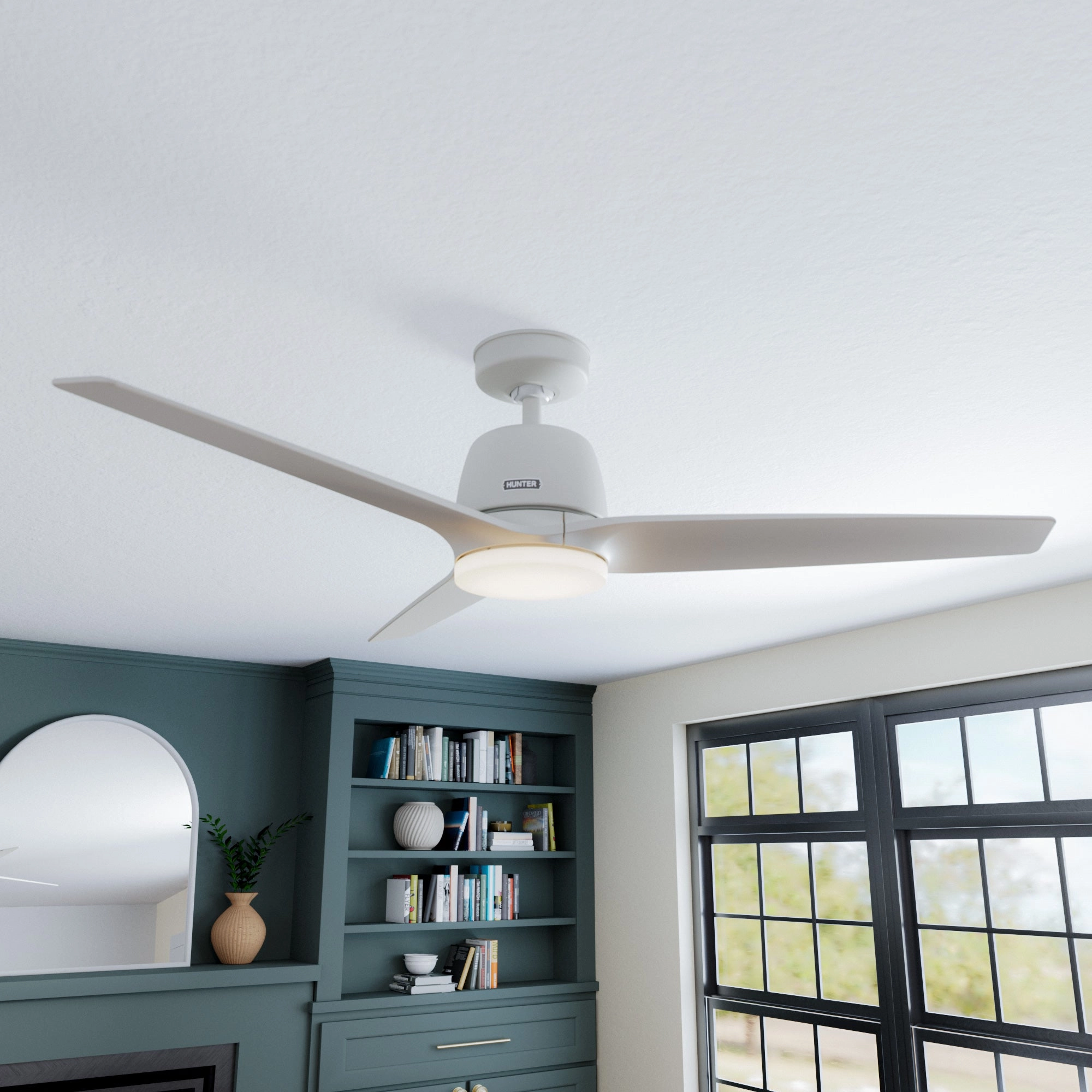 Malden 52"Ceiling Fan Matte White