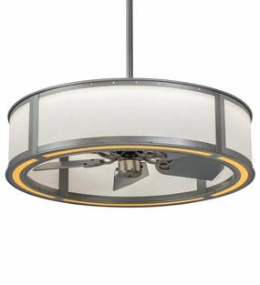 Maplewood LED Chandel-Air oscillating medium fans with strong airflow