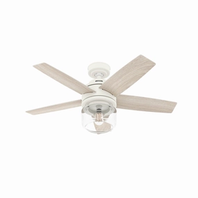 Margo 44"Ceiling Fan Textured White best small fans for home and travel