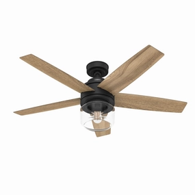 Margo 52"Ceiling Fan Matte Black portable medium fans with handle design