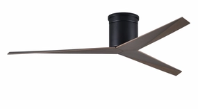 Matthews Fan Company Eliza H 56" Indoor/Outdoor Flushmount DC Ceiling Fan with Remote and Wall Control low-profile ceiling fans with lights