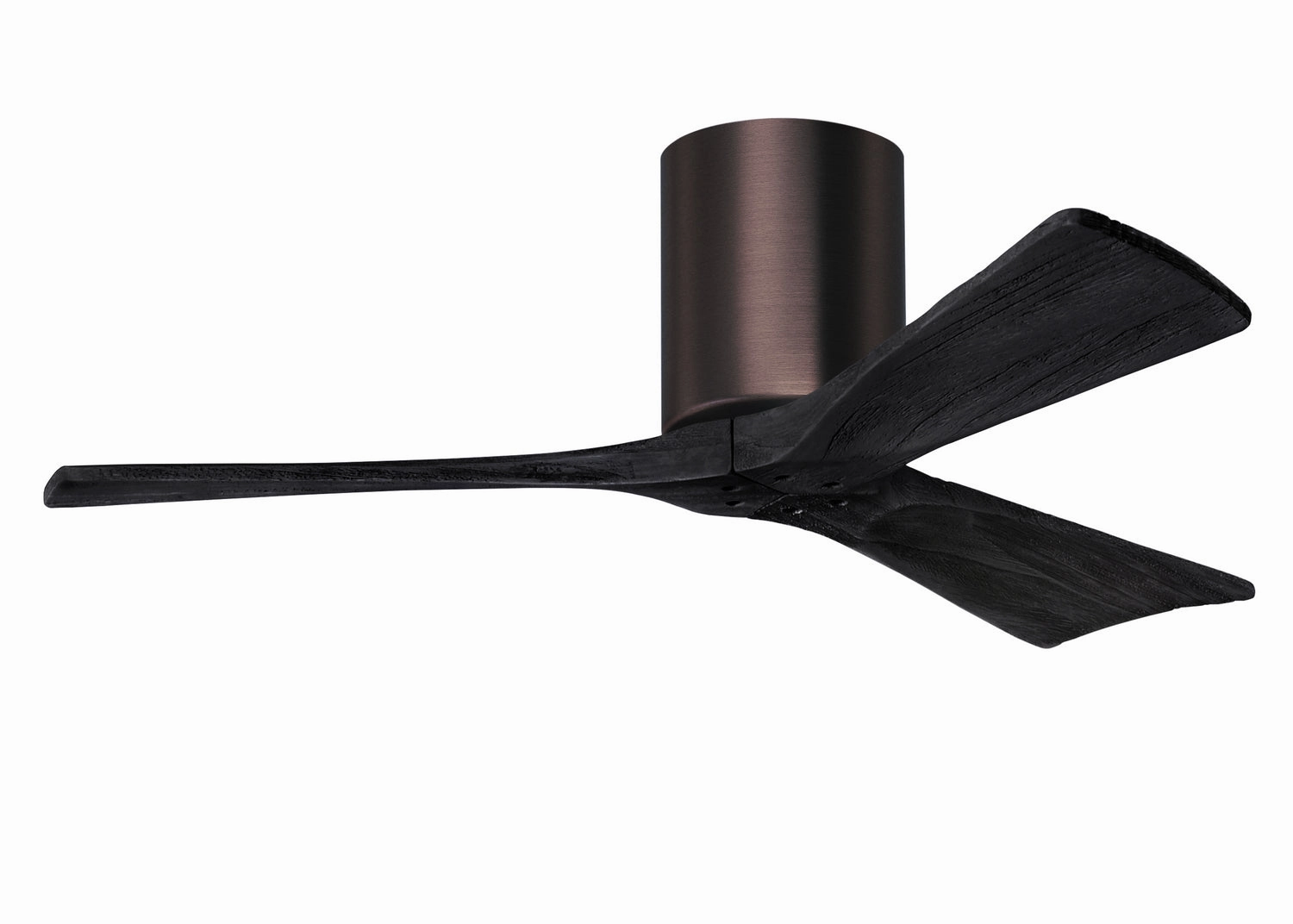 Matthews Fan Company Irene 3H 42" Indoor/Outdoor DC Hugger Ceiling Fan with Remote and Wall Control compact indoor fans for apartment use