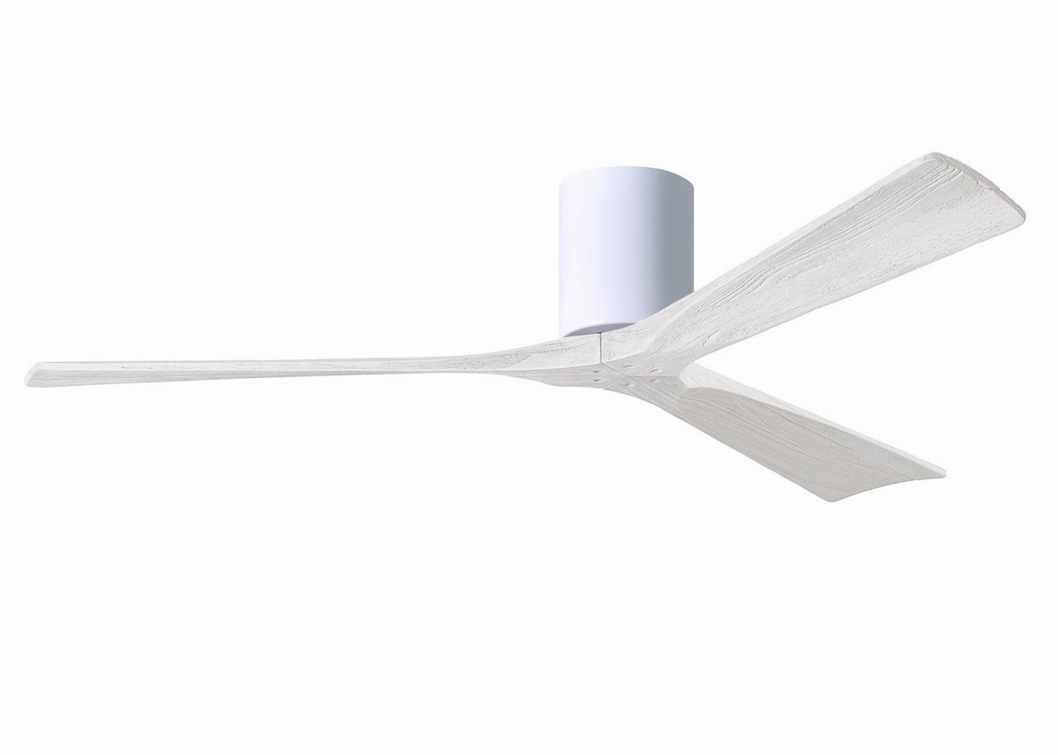 Matthews Fan Company Irene 3H 60" Indoor/Outdoor Hugger DC Ceiling Fan with Remote and Wall Control