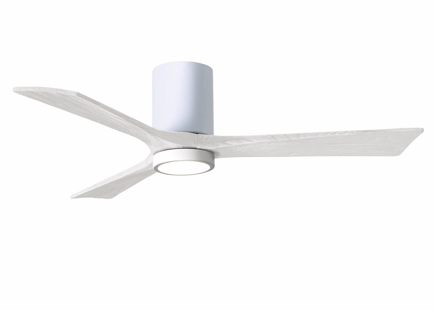 Matthews Fan Company Irene 3HLK 52" Indoor/Outdoor DC LED Hugger Ceiling Fan with Remote and Wall Control
