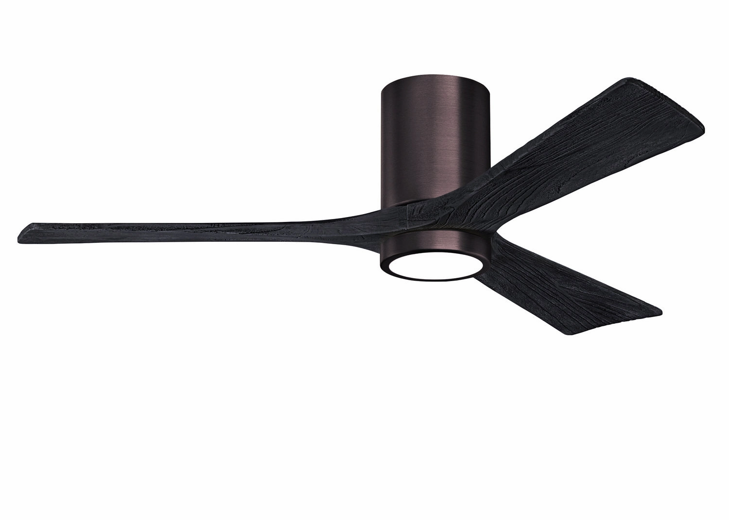 Matthews Fan Company Irene 3HLK 52" Indoor/Outdoor DC LED Hugger Ceiling Fan with Remote and Wall Control low-profile ceiling fans with lights