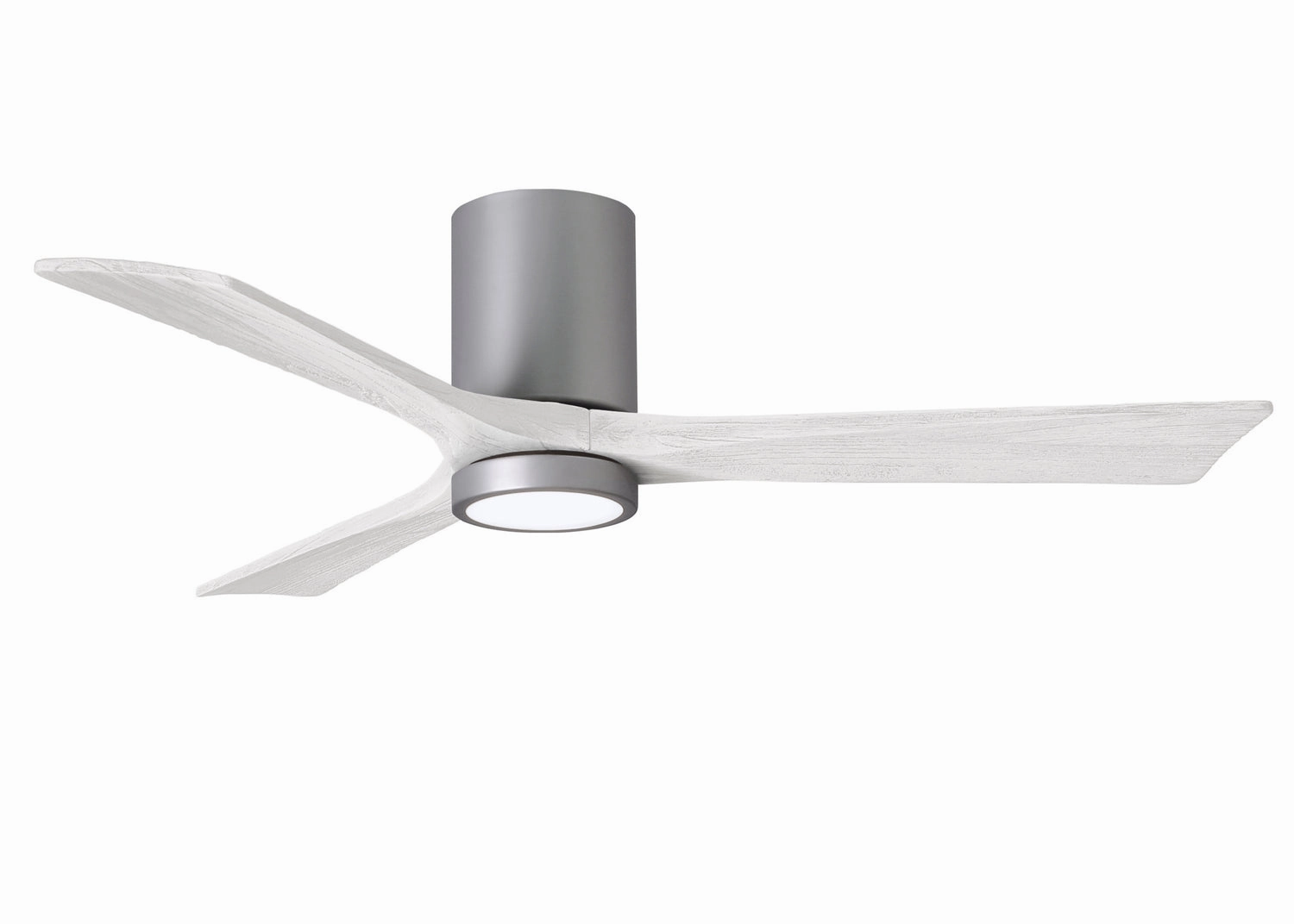 Matthews Fan Company Irene 3HLK 52" Indoor/Outdoor DC LED Hugger Ceiling Fan with Remote and Wall Control