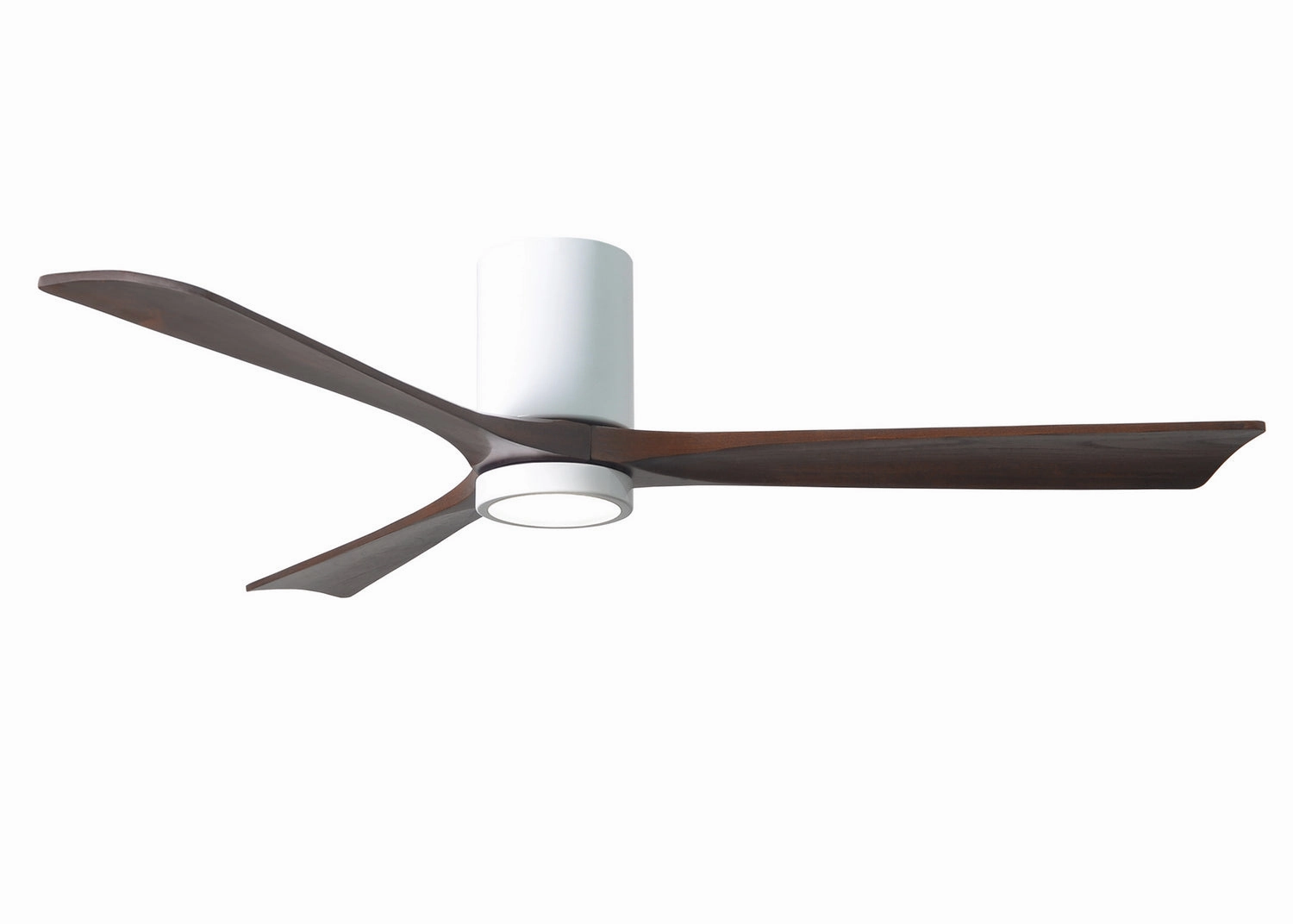 Matthews Fan Company Irene 3HLK 60" Indoor/Outdoor DC LED Hugger Ceiling Fan with Remote and Wall Control