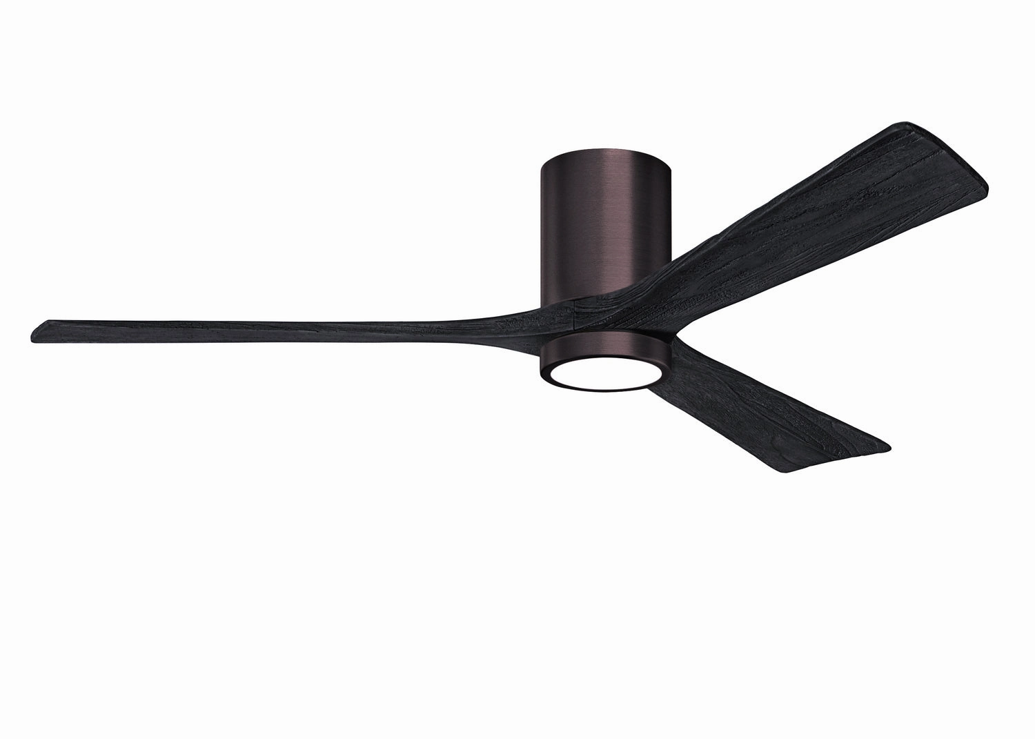 Matthews Fan Company Irene 3HLK 60" Indoor/Outdoor DC LED Hugger Ceiling Fan with Remote and Wall Control low-profile ceiling fans with lights