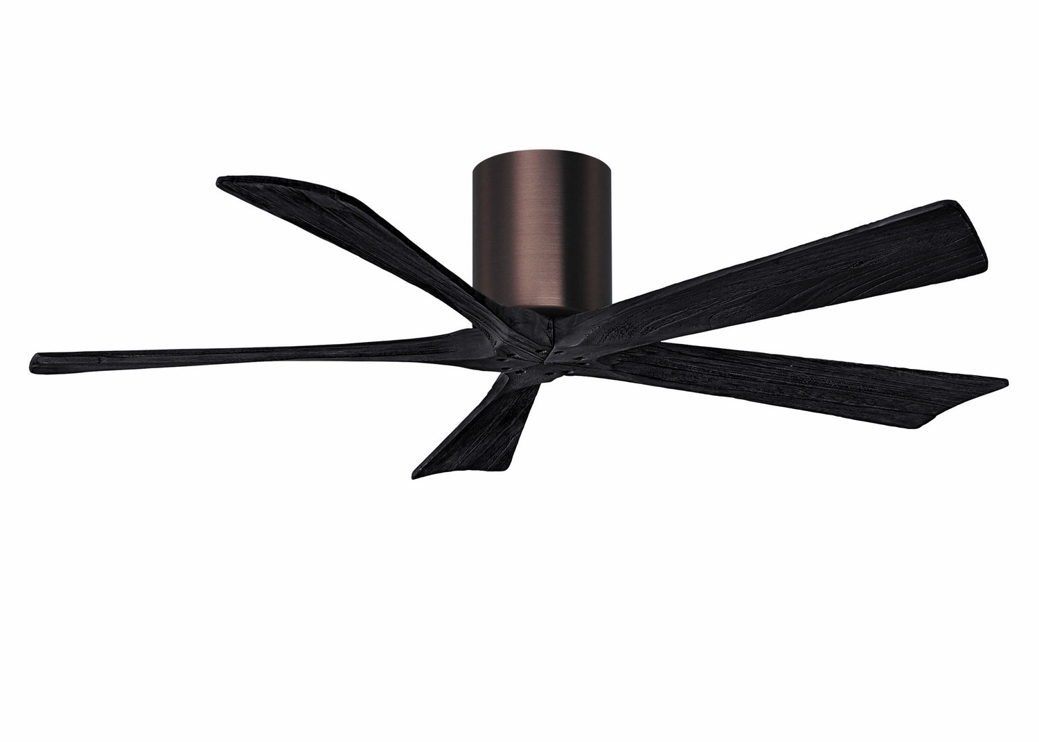 Matthews Fan Company Irene 5H 52" Indoor/Outdoor DC Hugger Ceiling Fan with wall control and remote low-profile ceiling fans with lights