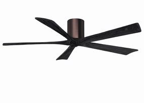 Matthews Fan Company Irene 5H 60" Indoor/Outdoor DC Hugger Ceiling Fan with Remote and Wall Control low-profile ceiling fans with lights