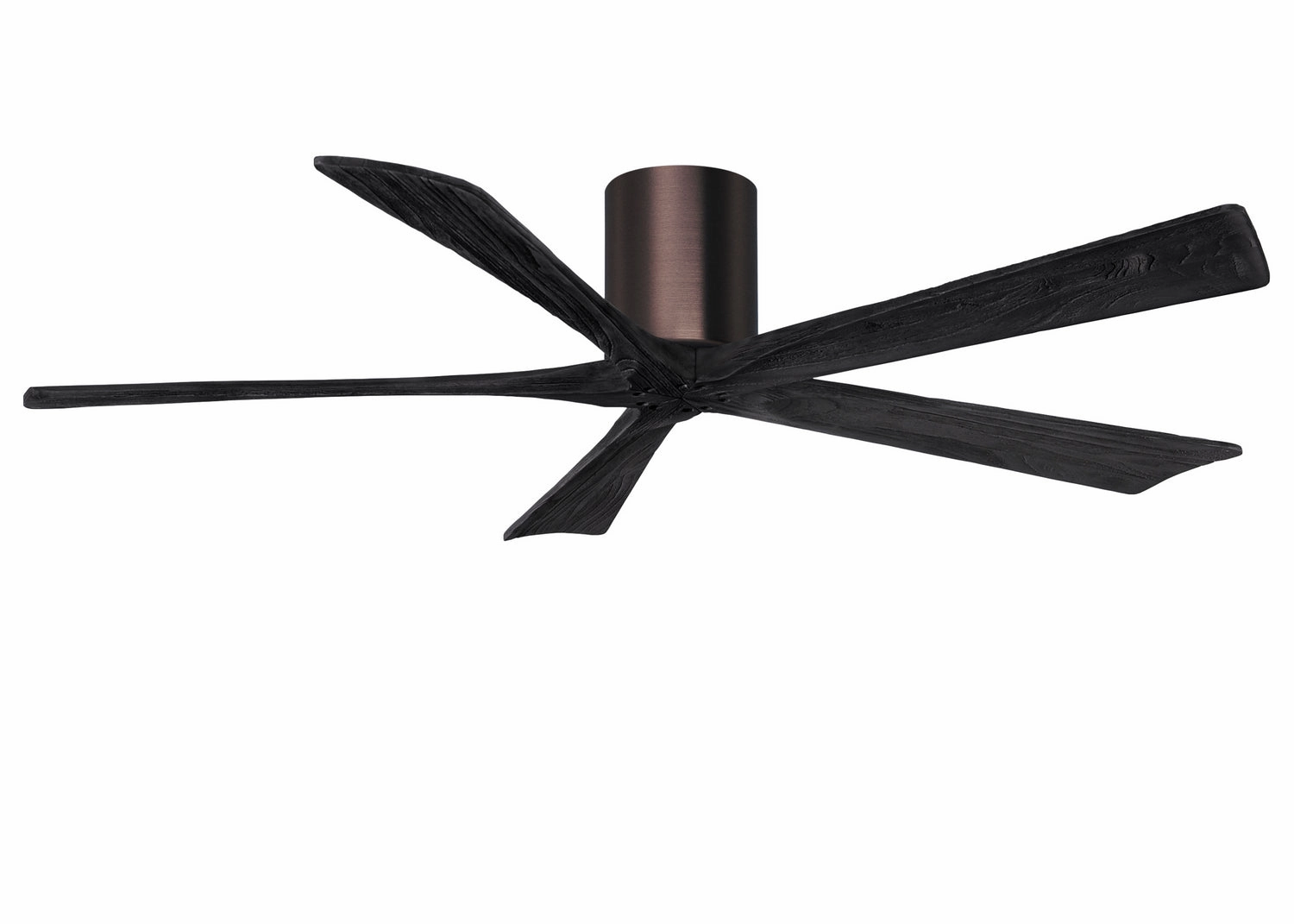 Matthews Fan Company Irene 5H 60" Indoor/Outdoor DC Hugger Ceiling Fan with Remote and Wall Control low-profile ceiling fans with lights