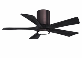 Matthews Fan Company Irene 5HLK 42" Indoor/Outdoor Hugged DC Ceiling Fan with Remote and Wall Control powerful indoor fans for whole-room cooling