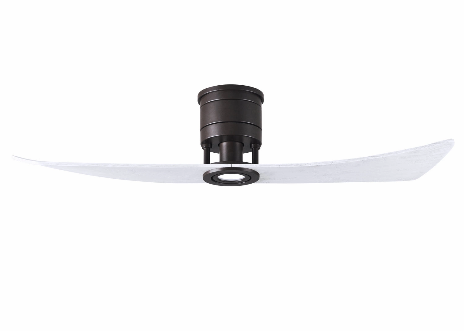 Matthews Fan Company Lindsay 52" Indoor/Outdoor 17W LED DC Hugger Ceiling Fan with Remote and Wall Control