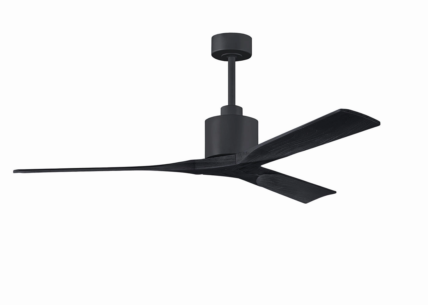 Matthews Fan Company Nan 60" Indoor/Outdoor DC Ceiling Fan with Remote and Wall Control adjustable indoor fans for cool airflow