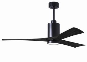 Matthews Fan Company Patricia 3 60" Indoor/Outdoor DC LED Ceiling Fan with Remote and Wall Control adjustable indoor fans for better cooling