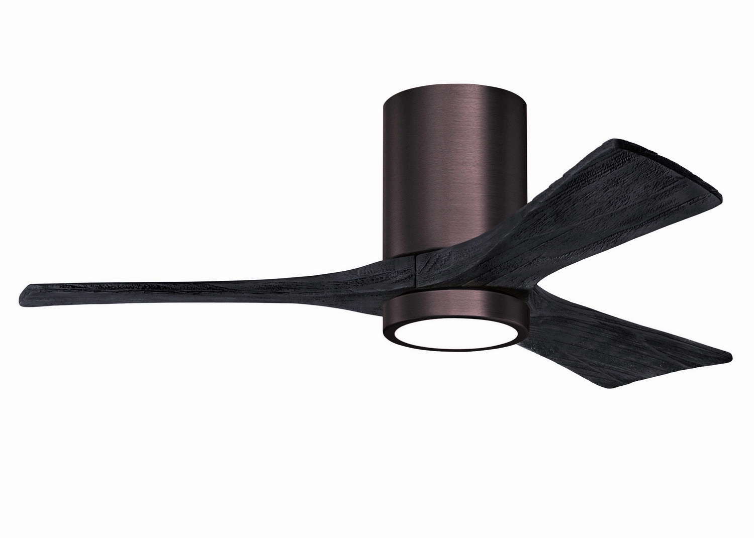 Matthews Fans 42" Irene 3HLK Indoor/Outdoor DC LED Hugger Ceiling Fan with Remote and Wall Control low-profile ceiling fans with lights